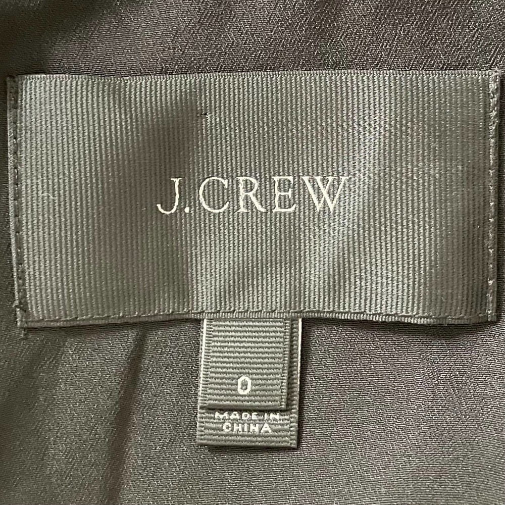 J Crew Blurred Ikat Black White Sheath Dress 0 Work Cocktail - Picture 4 of 6